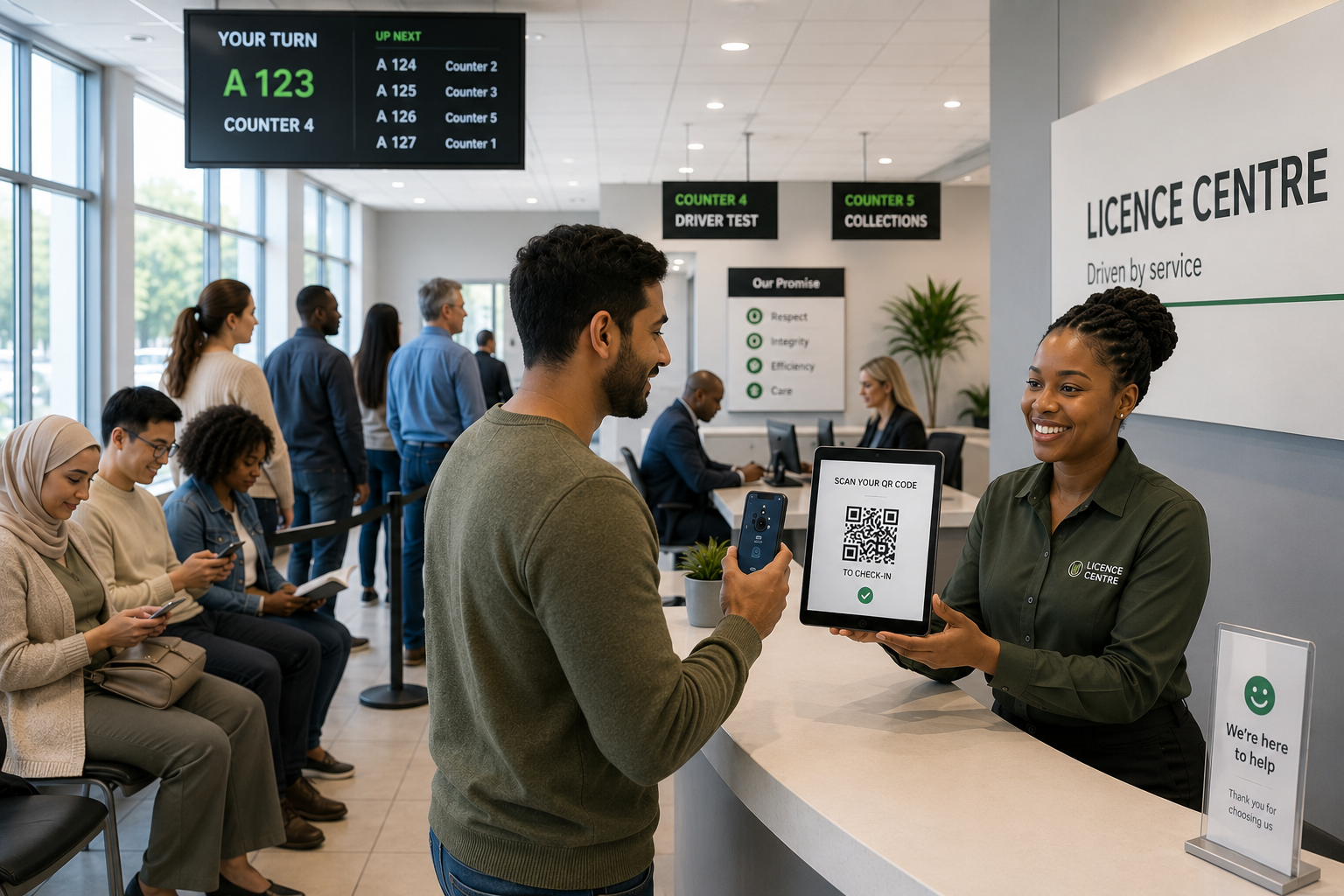 Queuing & Ticketing in Driver Licensing Testing Centres